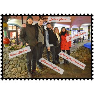 Christmas party at the Hundertwasserhaus, December 2023 – student assistants and tutors